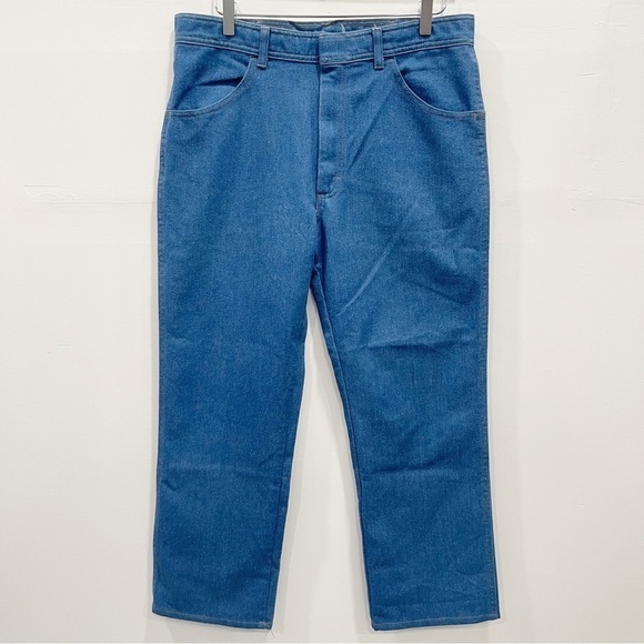 Wrangler Regular Fit Cotton Blend Blue Jeans Men’s 36 x 29 - Picture 1 of 8